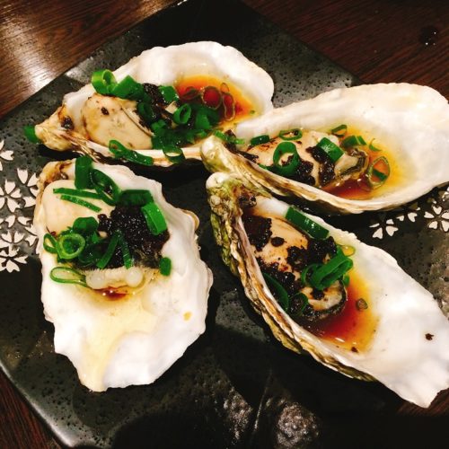 Oysters at A fusion