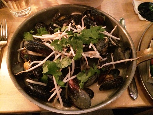 Mossel & Gin mussels