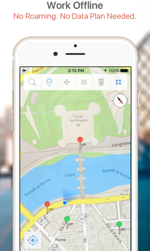 GPSmyCity travel guide app