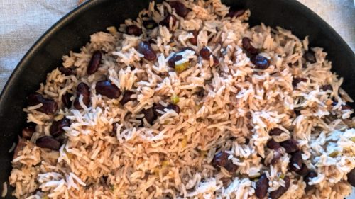 Rice and peas recipe